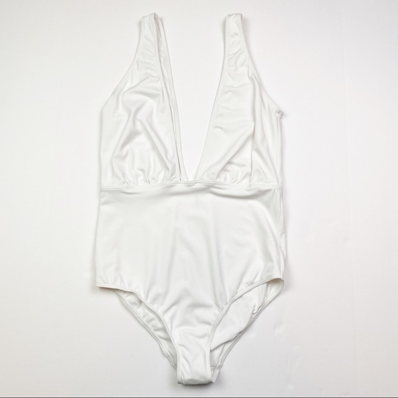 ❌SOLD❌ [ASOS] High Deep Plunge One Piece Swimsuit - Picture 2 of 9